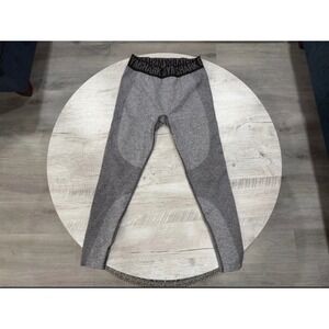 Gymshark Seamless Leggings Gray High Waisted Sculpting Workout Size L Activewear